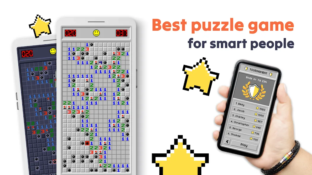 Minesweeper на Андроид — Мод Без рекламы и все уровни открыты — скриншот 1