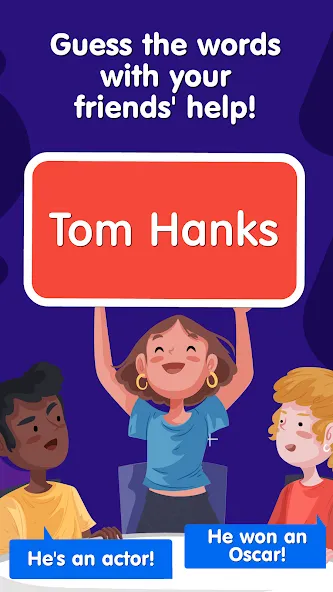 Hands Up: Guess the words на Андроид — Мод Безлимитные подсказки и открыты все слова — скриншот 1