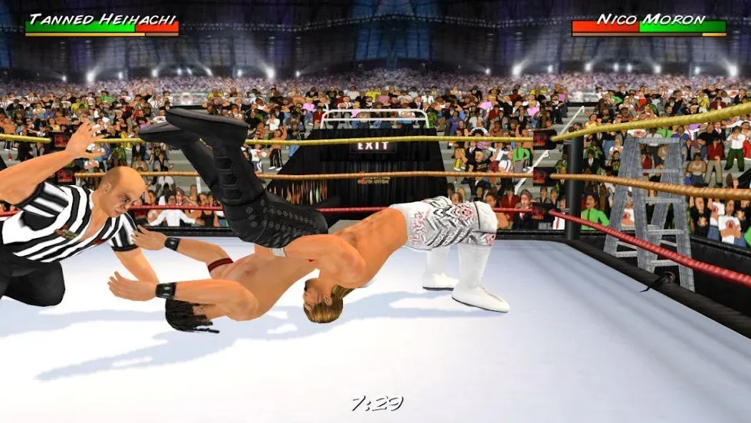 Wrestling Revolution 3D на Андроид — Безлимитные деньги и все разблокировано — скриншот 2