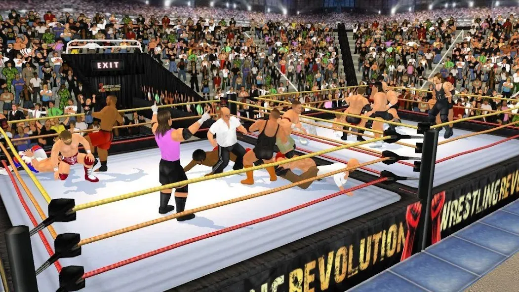 Wrestling Revolution 3D на Андроид — Безлимитные деньги и все разблокировано — скриншот 5