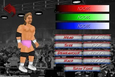Скачать взломанную Wrestling Revolution — Безлимитные деньги и энергия — скриншот 2