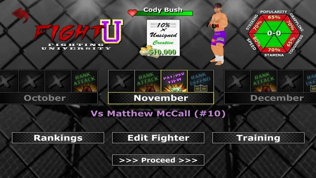 Weekend Warriors MMA — Взломанная версия (Безлимитные деньги и энергия) — скриншот 5