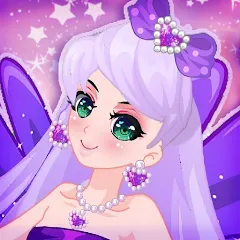 Скачать Dress Up Angel Anime Girl Game (Мод: Безлимитные монеты и все наряды) на Андроид