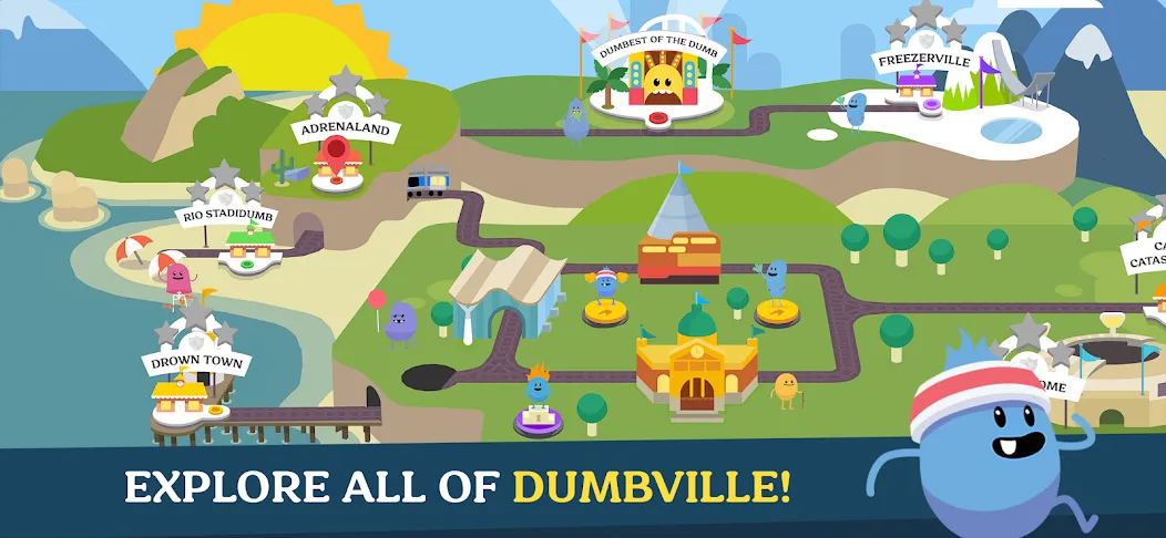 Скачать Dumb Ways to Die 2: The Games на телефон — Безлимитные жизни и открыты все уровни — скриншот 1