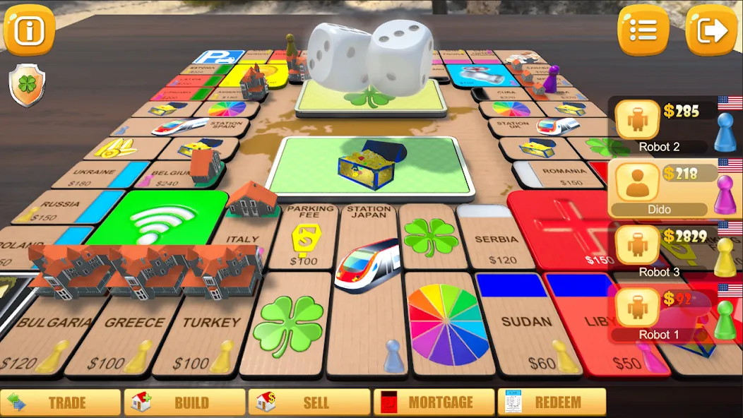 Скачать Rento - Dice Board Game Online на Android — Безлимитные деньги и все функции открыты — скриншот 5