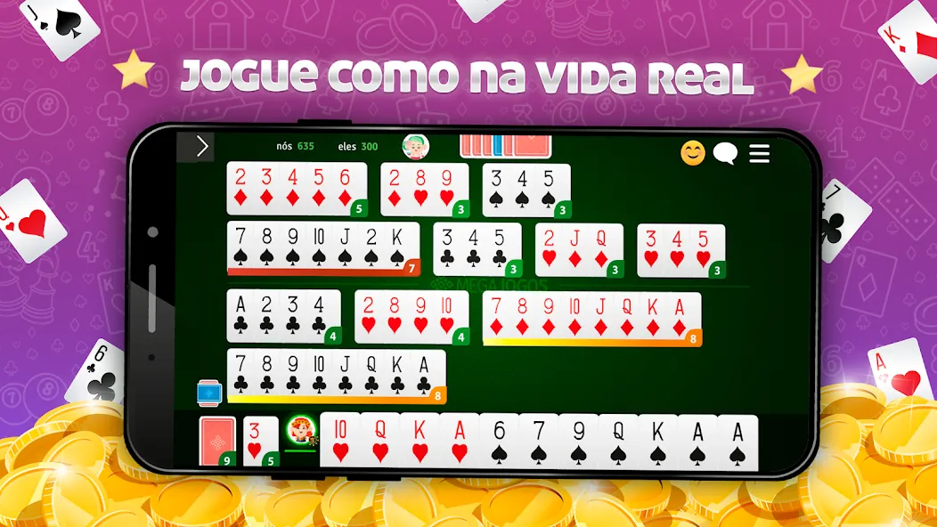 Скачать Buraco Online - Mano a Mano на Андроид — Без рекламы и много монет — скриншот 2 Скачать Buraco Online - Mano a Mano на Андроид — Без рекламы и много монет — скриншот 2