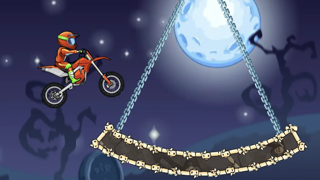 Moto X3M Bike Race Game — Безлимитные деньги и все уровни открыты — скриншот 2