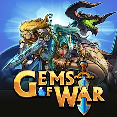 Gems of War - Match 3 RPG MOD APK на Android — Безлимитные ходы и открыты все герои