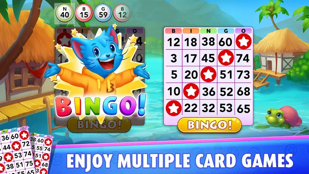 Bingo Blitz™️ - Bingo Games MOD APK — Безлимитные монеты и бустеры — скриншот 1