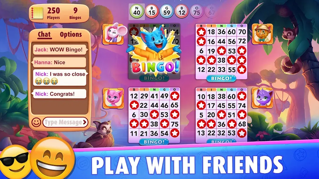 Bingo Blitz™️ - Bingo Games MOD APK — Безлимитные монеты и бустеры — скриншот 4
