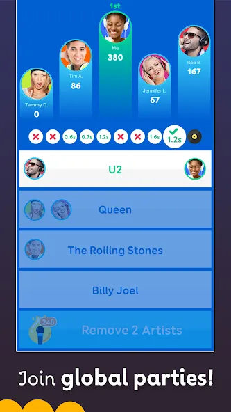 SongPop Classic: Music Trivia MOD APK — Безлимитные жизни и открыты все песни — скриншот 4