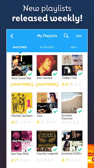 SongPop Classic: Music Trivia MOD APK — Безлимитные жизни и открыты все песни — скриншот 5