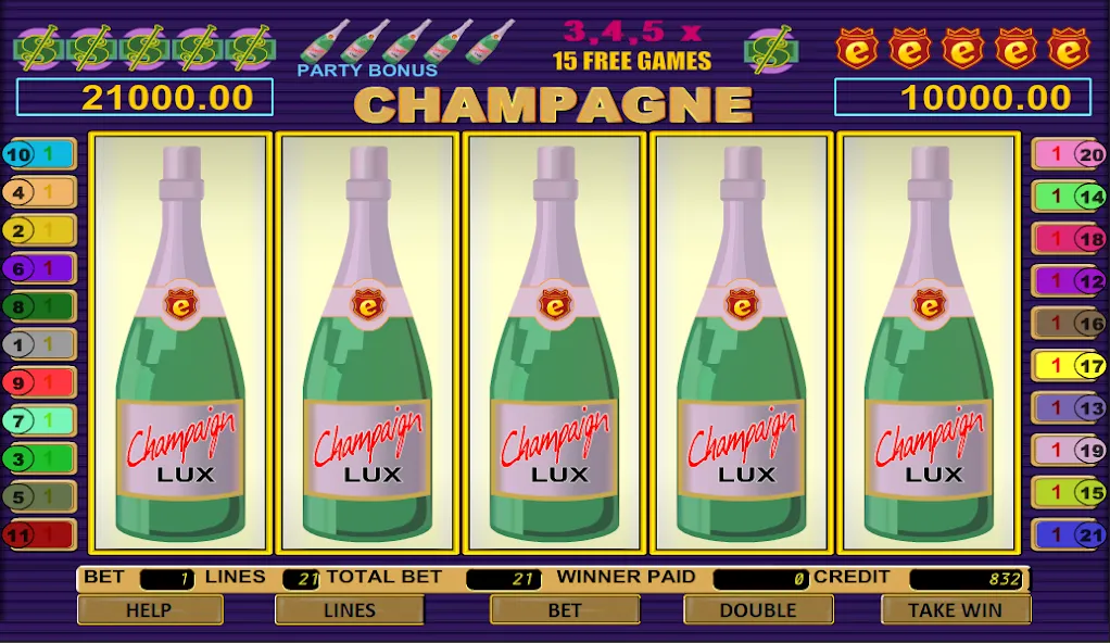 Скачать Champagne Slot на Android — Безлимитные монеты и бонусы — скриншот 2