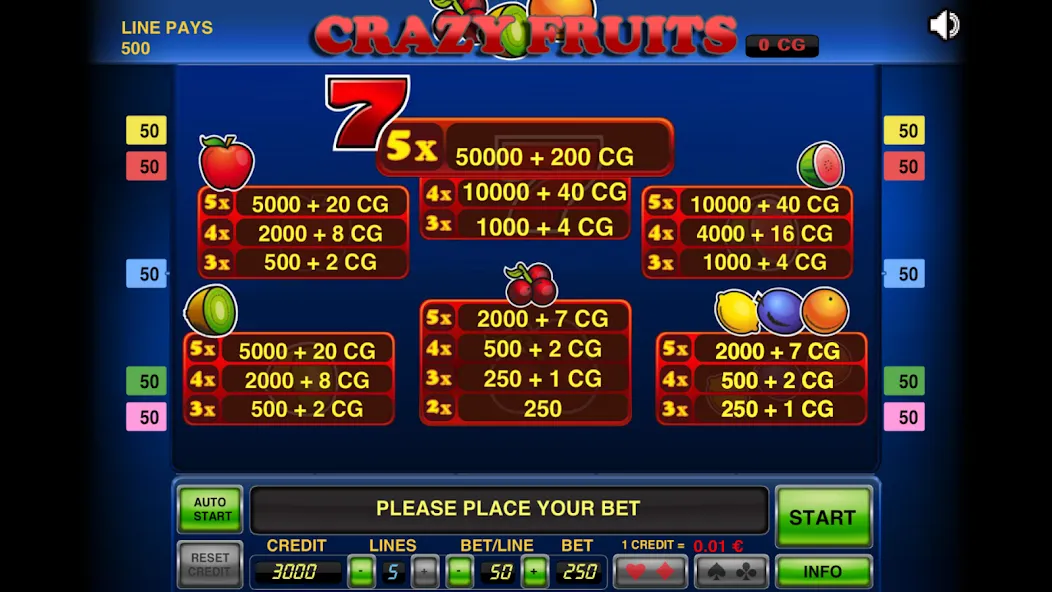 Crazy Fruits MOD APK на Android — Много монет и жизней — скриншот 4