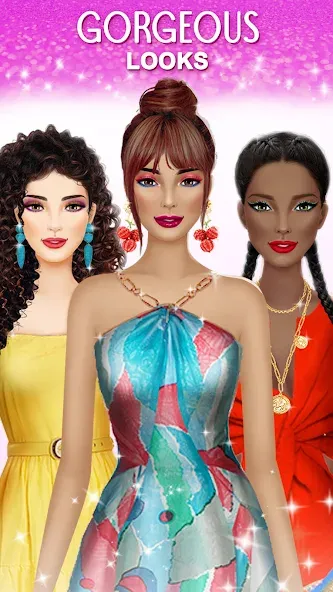 Скачать Fashion Stylist: Dress Up Game с модом — Безлимитные деньги и все наряды — скриншот 1 Скачать Fashion Stylist: Dress Up Game с модом — Безлимитные деньги и все наряды — скриншот 1