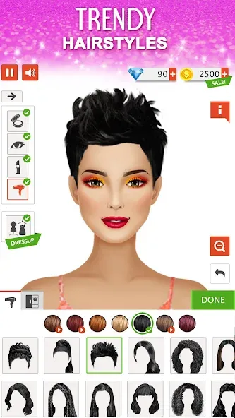 Скачать Fashion Stylist: Dress Up Game с модом — Безлимитные деньги и все наряды — скриншот 3 Скачать Fashion Stylist: Dress Up Game с модом — Безлимитные деньги и все наряды — скриншот 3