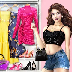 Скачать Fashion Stylist: Dress Up Game с модом — Безлимитные деньги и все наряды