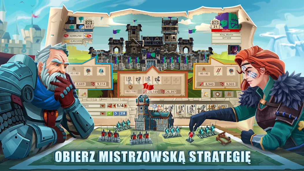 Empire: Four Kingdoms (PL] — Безлимитные ресурсы и ускоренное строительство — скриншот 2