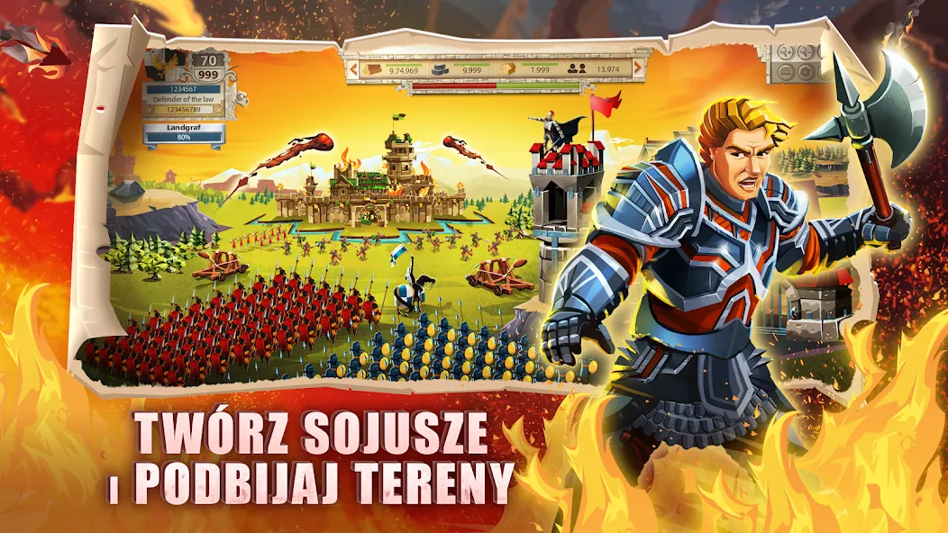 Empire: Four Kingdoms (PL] — Безлимитные ресурсы и ускоренное строительство — скриншот 3