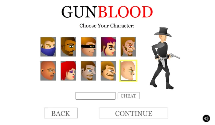 Скачать взлом Gunblood на Андроид — Безлимитные патроны и здоровье — скриншот 4