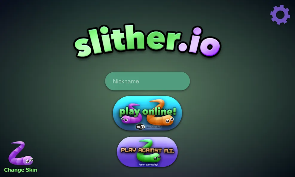 slither.io — Без рекламы и бесконечный рост — скриншот 1