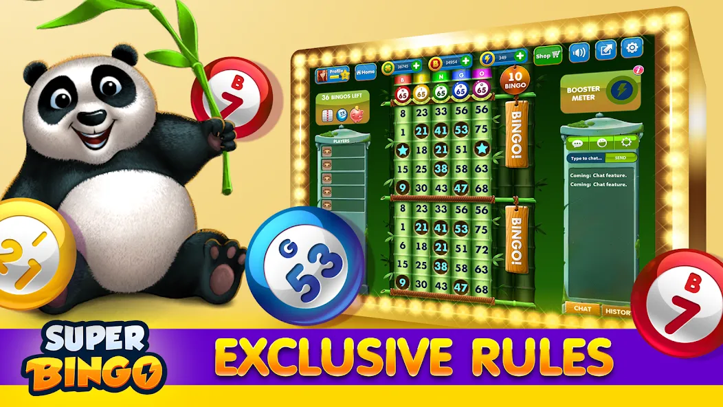 Super Bingo HD - Bingo Games MOD APK на Android — Без рекламы и бесконечные билеты — скриншот 2