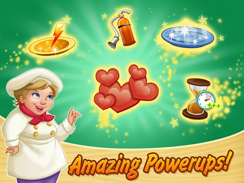 Kitchen Scramble: Cooking Game на Андроид — Мод Безлимитные монеты и все рецепты — скриншот 5