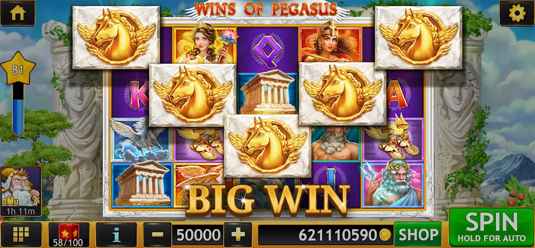 Скачать Slots of Luck: Vegas Casino (Мод: Безлимитные монеты и бонусы) на Андроид — скриншот 1 Скачать Slots of Luck: Vegas Casino (Мод: Безлимитные монеты и бонусы) на Андроид — скриншот 1