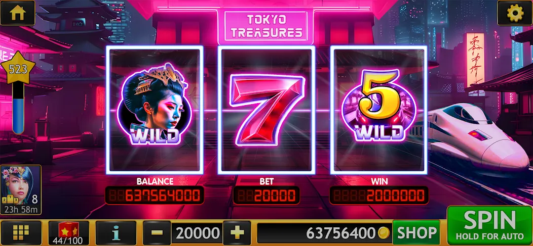 Скачать Slots of Luck: Vegas Casino (Мод: Безлимитные монеты и бонусы) на Андроид — скриншот 3 Скачать Slots of Luck: Vegas Casino (Мод: Безлимитные монеты и бонусы) на Андроид — скриншот 3