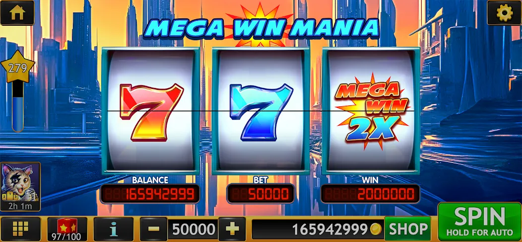 Скачать Slots of Luck: Vegas Casino (Мод: Безлимитные монеты и бонусы) на Андроид — скриншот 5 Скачать Slots of Luck: Vegas Casino (Мод: Безлимитные монеты и бонусы) на Андроид — скриншот 5