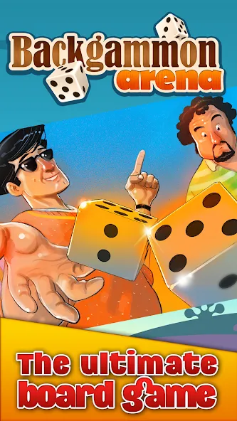 Backgammon Arena (Мод Без рекламы и открыты все функции) — скриншот 1