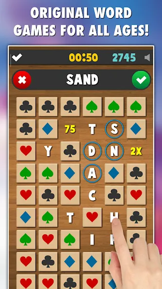 Взлом Word Games 101-in-1 — Безлимитные подсказки и открыты все игры — скриншот 2