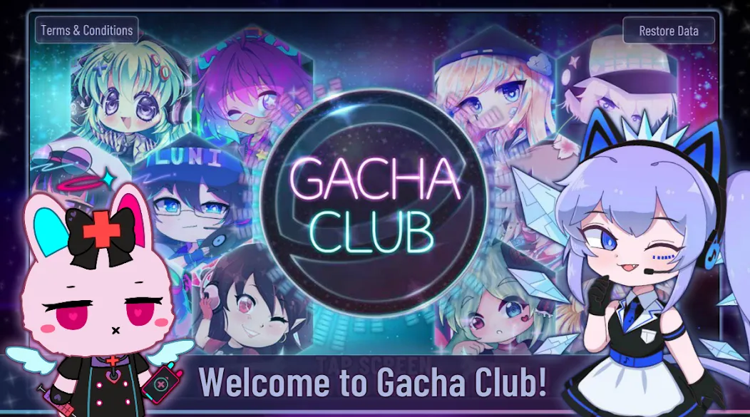 Взломанная Gacha Club на Андроид — Открыты все персонажи и предметы — скриншот 1 Взломанная Gacha Club на Андроид — Открыты все персонажи и предметы — скриншот 1