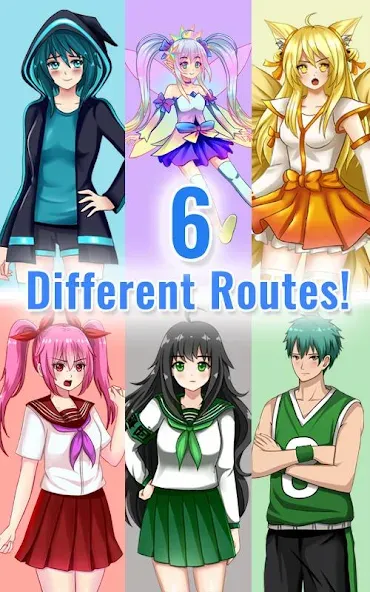 Скачать Gacha Memories - Anime Visual MOD APK — Открыты все сцены и выборы — скриншот 2 Скачать Gacha Memories - Anime Visual MOD APK — Открыты все сцены и выборы — скриншот 2