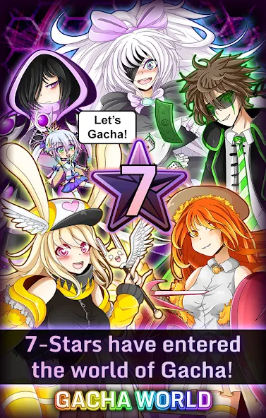 Скачать Gacha World (Мод: Неограниченные ресурсы и разблокированы персонажи) на Андроид — скриншот 1