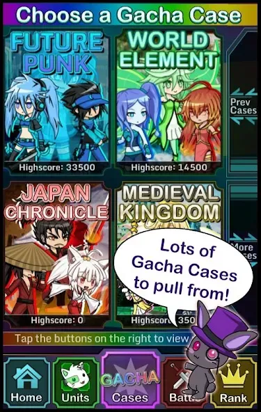 Скачать Anime Gacha! (Simulator & RPG] на Android — Безлимитные ресурсы и все персонажи — скриншот 2