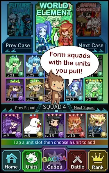 Скачать Anime Gacha! (Simulator & RPG] на Android — Безлимитные ресурсы и все персонажи — скриншот 4