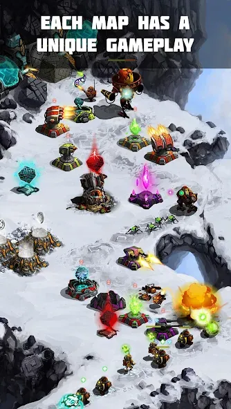 Скачать Ancient Planet Tower Defense на телефон — Безлимитные ресурсы и открыты все уровни — скриншот 2