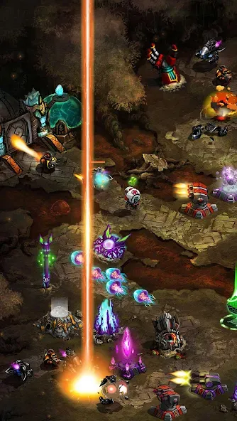 Скачать Ancient Planet Tower Defense на телефон — Безлимитные ресурсы и открыты все уровни — скриншот 5