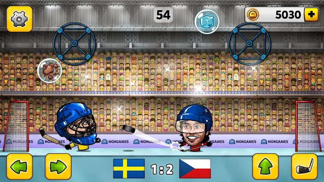 Puppet Hockey: Pond Head MOD — Разблокированы все персонажи и уровни на Андроид — скриншот 1