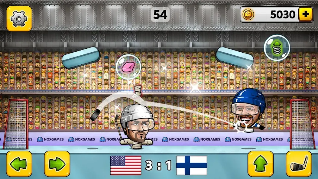 Puppet Hockey: Pond Head MOD — Разблокированы все персонажи и уровни на Андроид — скриншот 2