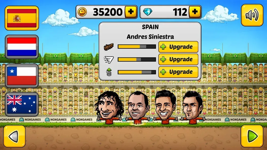 Скачать Puppet Soccer - Football — Безлимитные монеты и открытые команды — скриншот 5