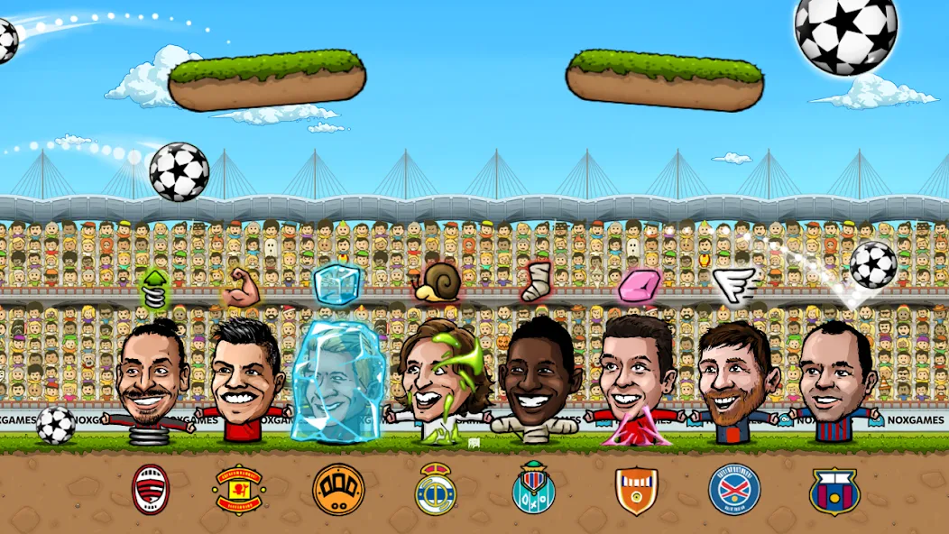 Скачать Puppet Soccer: Champs League на телефон — Безлимитные деньги и алмазы — скриншот 3