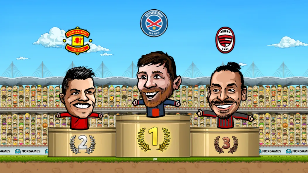 Скачать Puppet Soccer: Champs League на телефон — Безлимитные деньги и алмазы — скриншот 4