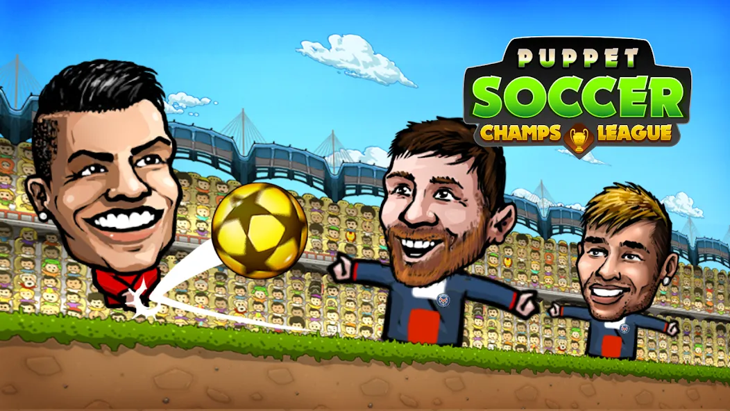Скачать Puppet Soccer: Champs League на телефон — Безлимитные деньги и алмазы — скриншот 5