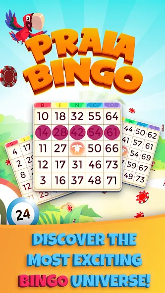 Скачать взлом Praia Bingo: Slot & Casino на Андроид — Безлимитные монеты и джекпоты — скриншот 1