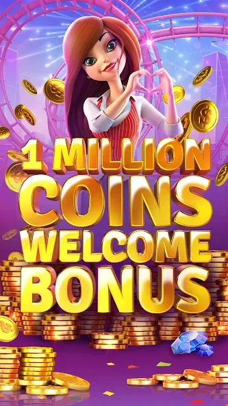 Скачать Slotomania™ Slots Casino Games — Последняя версия (Безлимитные монеты и бесплатные вращения) — скриншот 2