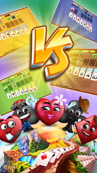 Скачать Solitaire Journey с модом — Без рекламы и бесконечные подсказки — скриншот 1