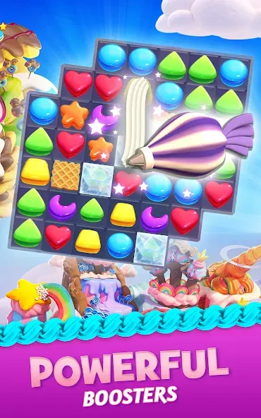 Cookie Jam Blast™ Match 3 Game — Безлимитные жизни и усилители — скриншот 3 Cookie Jam Blast™ Match 3 Game — Безлимитные жизни и усилители — скриншот 3