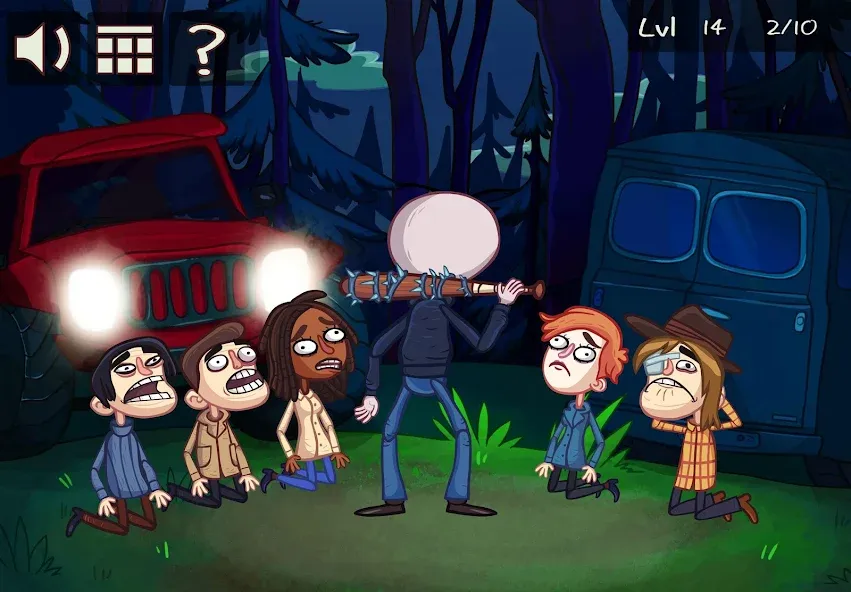Troll Face Quest: TV Shows на Андроид — Безлимитные подсказки и открыты все уровни — скриншот 1
